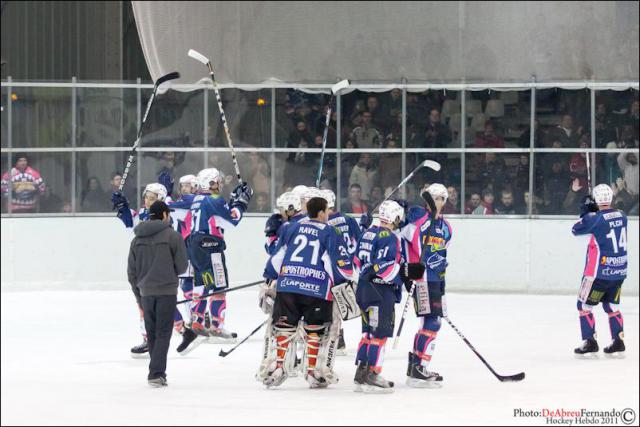 Photo hockey Ligue Magnus - LM playoffs : 1er tour, match 3 : Epinal  vs Strasbourg  - La page est tournée...