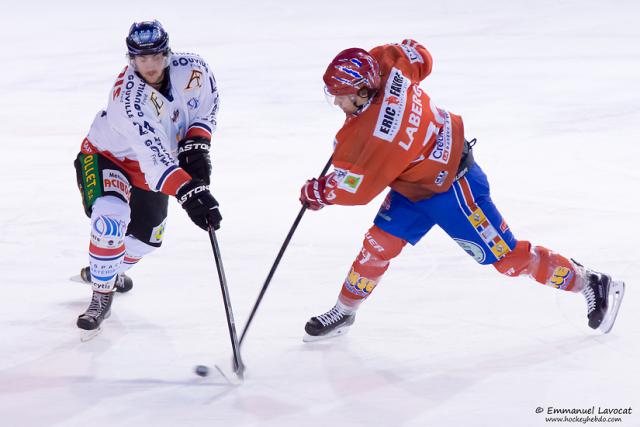 Photo hockey Ligue Magnus - LM Poule Relégation Match 1 : Lyon vs Caen  - Lyon arrache le premier point