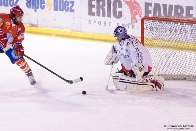 Photo hockey Ligue Magnus - LM Poule Relégation Match 2 : Lyon vs Caen  - Lyon double la mise