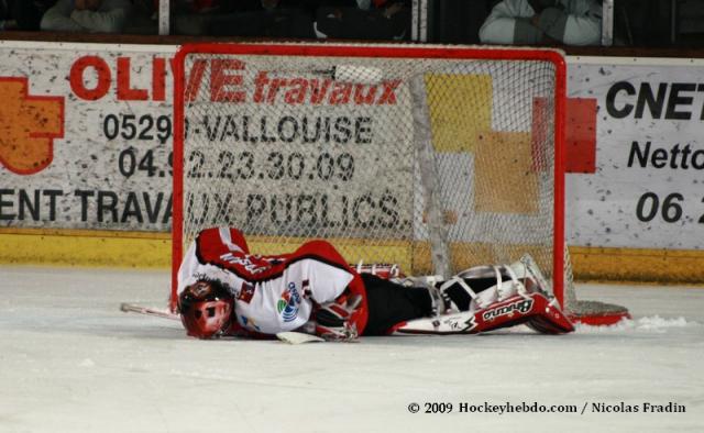 Photo hockey Ligue Magnus - Play-off : 1/2 finale, match 2 : Briançon  vs Angers  - Briançon l