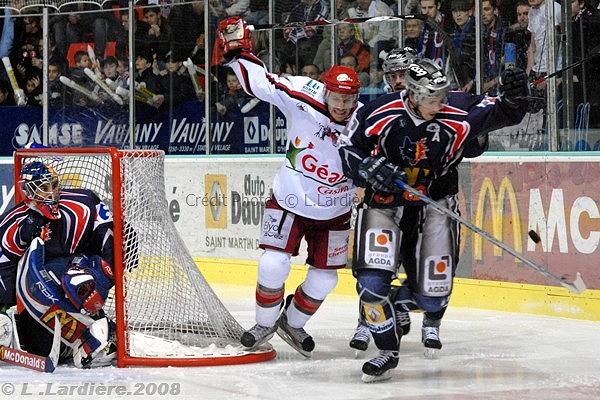 Photo hockey Ligue Magnus - PO 1/2 match 3 : Grenoble  vs Briançon  - Un deux trois, l