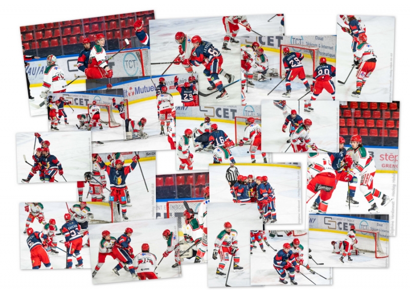 Photo hockey Mineur U17/U20 Elite -  : Grenoble U20 vs Anglet U20 - U20 - Grenoble écrase Anglet