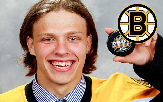 Photo hockey NHL : National Hockey League - AHL - NHL : National Hockey League - AHL -  D. Pastrnak : Un nouvel Européen pour les Bruins
