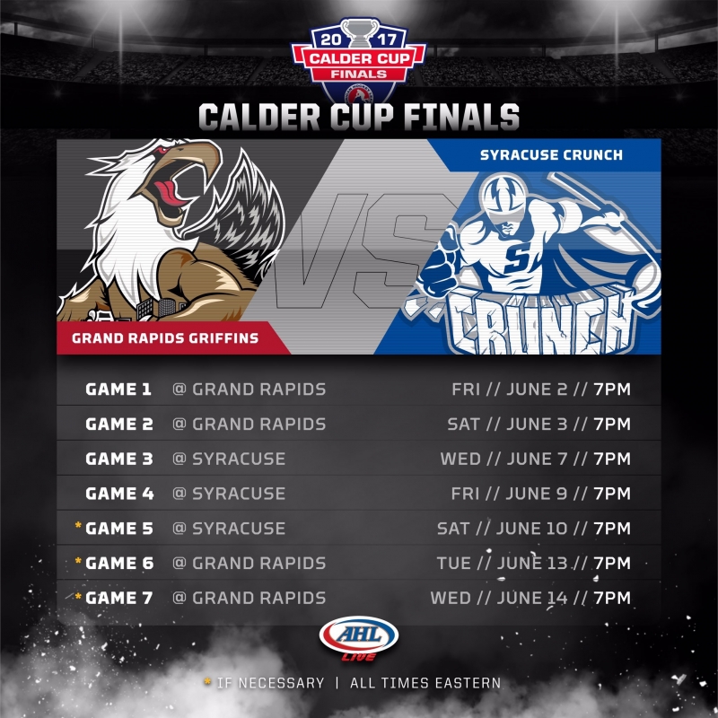 Photo hockey NHL : National Hockey League - AHL - NHL : National Hockey League - AHL - AHL : Syracuse Crunch vs. Grands Rapids Griffins à l’affiche