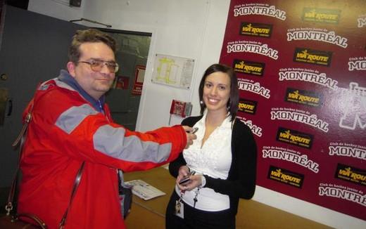 Photo hockey NHL : National Hockey League - AHL - NHL : National Hockey League - AHL - Hockey LHJMQ : Gros plan ... le Junior Montréal