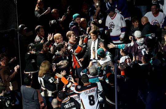 Photo hockey NHL : National Hockey League - AHL - NHL : National Hockey League - AHL - NHL : Selanne pour l