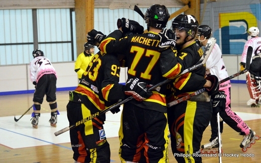Photo hockey Roller Hockey - Roller Hockey - Pré Nat 1/2 : Besançon tête de gondole