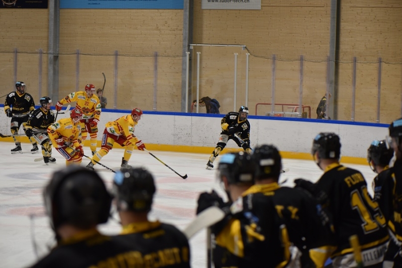 Photo hockey Suisse - Divers -  : Saint-Imier / Sonceboz vs Bienne - La chauve-souris n