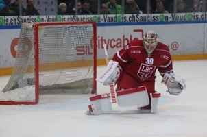 Photo hockey Suisse - National League -  : Lausanne vs Davos - Huet héroïque, mais le LHC se plante encore