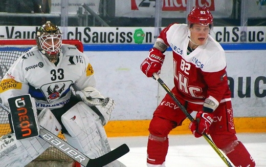 Photo hockey Suisse - National League -  : Lausanne vs Fribourg - Danielsson délivre Lausanne
