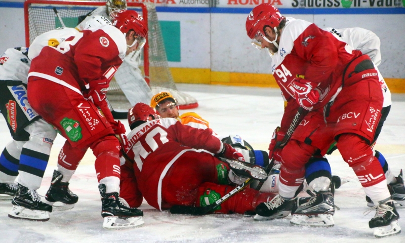 Photo hockey Suisse - National League -  : Lausanne vs Fribourg - Danielsson délivre Lausanne