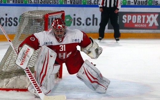Photo hockey Suisse - National League -  : Lausanne vs Genève - 4 buts, mais plus de 90%
