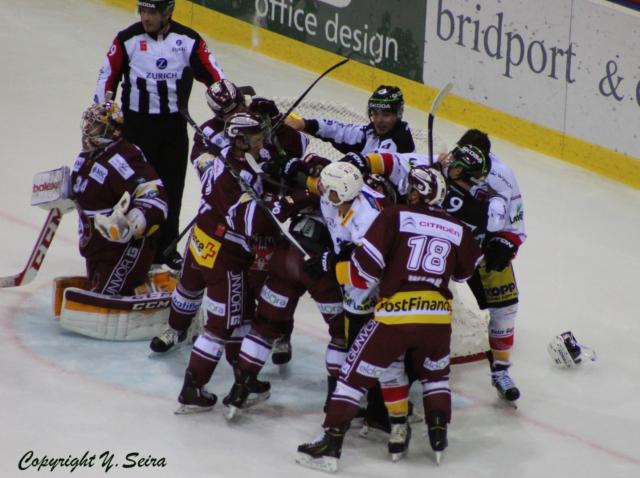 Photo hockey Suisse - National League - Suisse - National League : Genève (Genève-Servette HC) - Genève arrête la belle série de Bienne