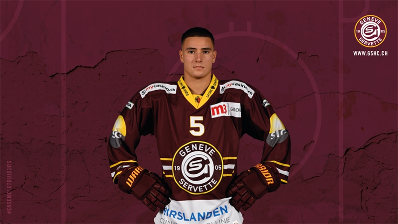 Photo hockey Suisse - National League - Suisse - National League : Genève (Genève-Servette HC) - Portrait : E. Guebey, le Grenat qui rêve des J.O