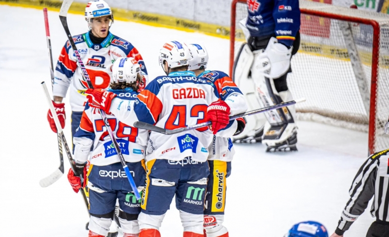 Photo hockey TELH - Tipsport Extraliga Ledního Hokeje - TELH - Tipsport Extraliga Ledního Hokeje - TELH : Ca va très vite en haut