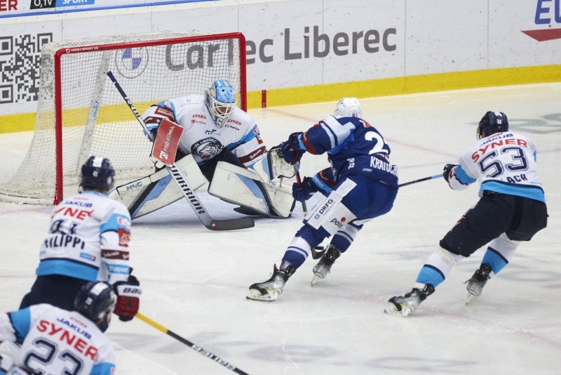 Photo hockey TELH - Tipsport Extraliga Ledního Hokeje - TELH - Tipsport Extraliga Ledního Hokeje - TELH : Les tigres blancs plus rapides que la comète