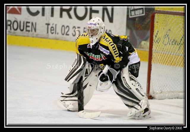 Photo hockey match Rouen - Angers  le 22/11/2008