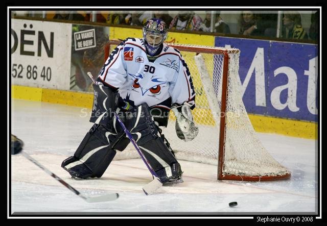 Photo hockey match Rouen - Angers  le 22/11/2008