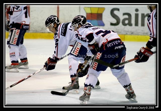Photo hockey match Rouen - Angers  le 22/11/2008
