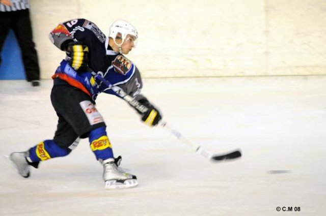 Photo hockey match Reims - Caen  le 22/11/2008