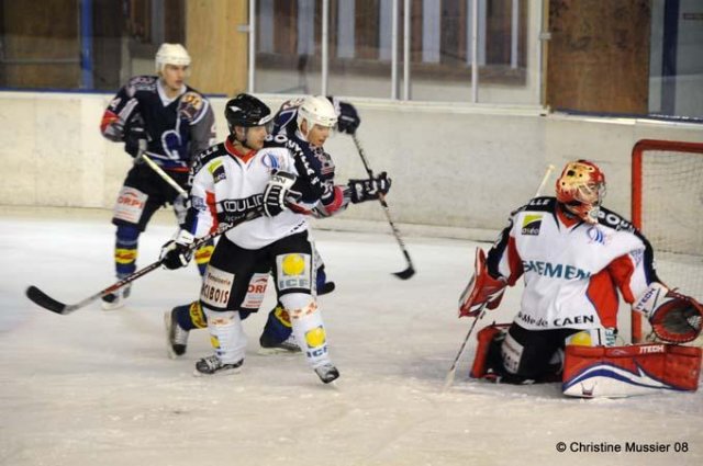 Photo hockey match Reims - Caen  le 22/11/2008