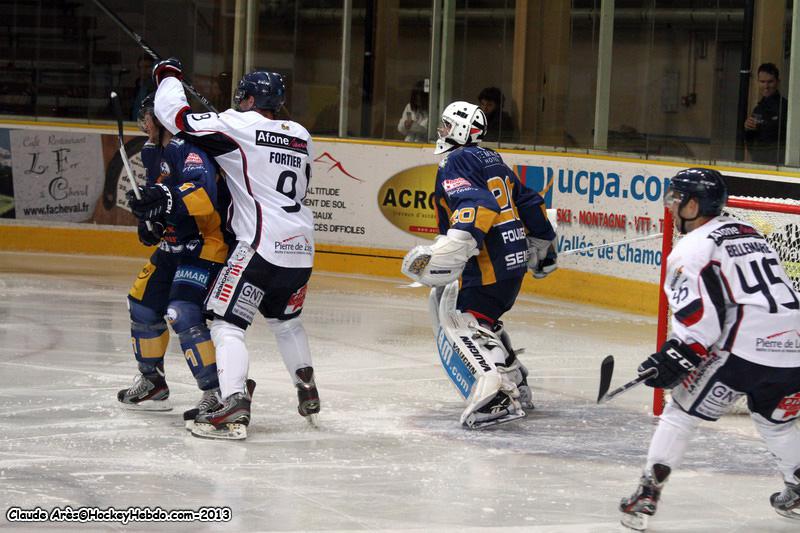 Chamonix  3 - 4 Angers 