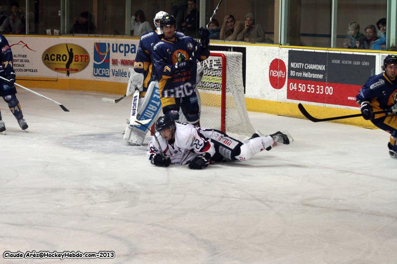 Chamonix  3 - 4 Angers 