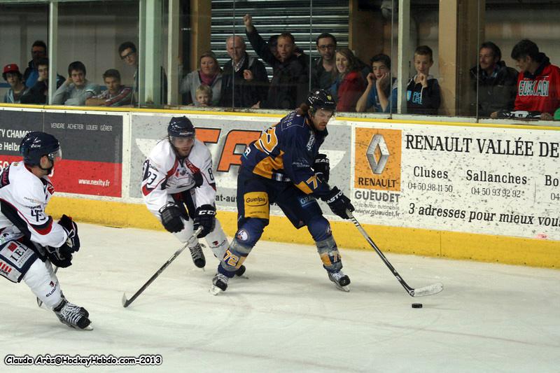Chamonix  3 - 4 Angers 