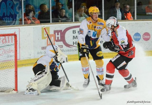 Photo hockey match Briançon  - Strasbourg  le 14/09/2013