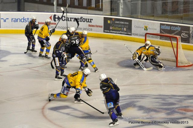 Photo hockey match Reims - Dunkerque le 14/09/2013