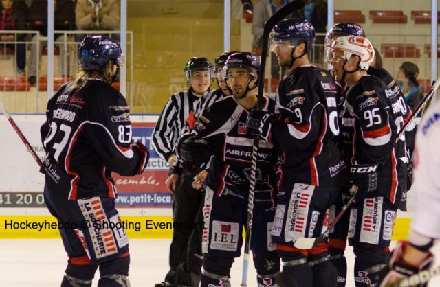 Photo hockey match Angers  - Brest  le 17/09/2013