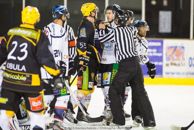 Photo hockey match Strasbourg  - Caen  le 21/09/2013