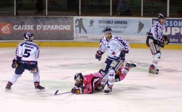Photo hockey match Amiens  - Angers  le 25/11/2008