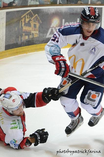 Photo hockey match Briançon  - Grenoble  le 28/09/2013