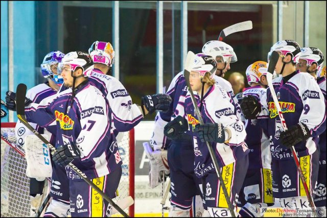 Photo hockey match Epinal  - Angers  le 28/09/2013