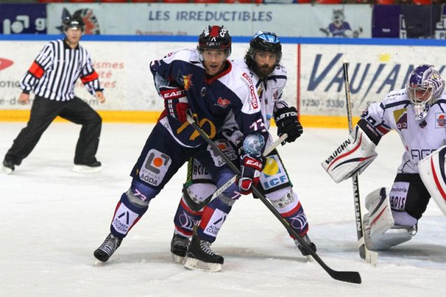Photo hockey match Grenoble  - Caen  le 04/10/2013