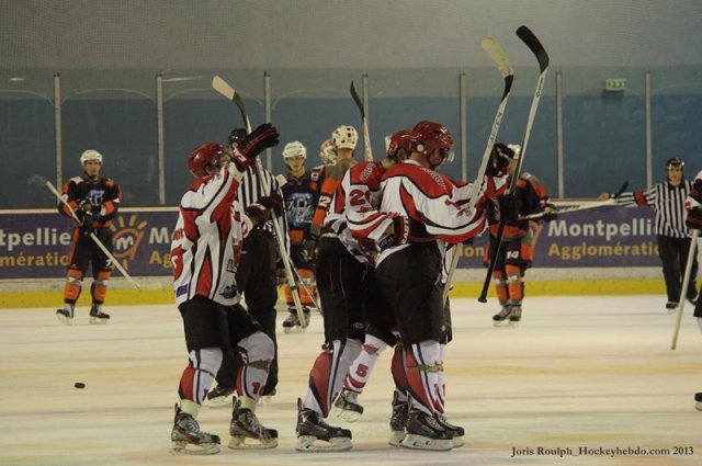 Photo hockey match Montpellier  - Neuilly/Marne le 05/10/2013