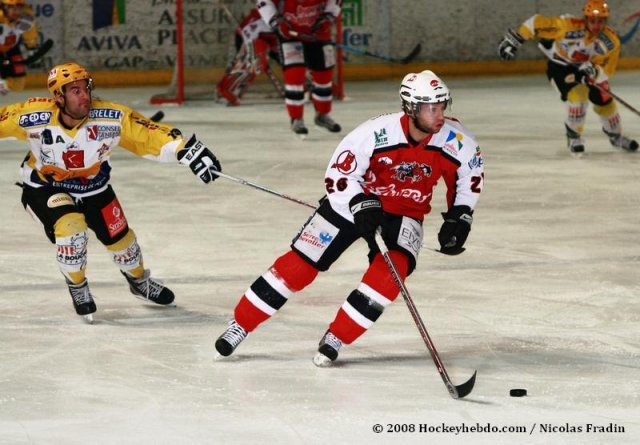 Photo hockey match Briançon  - Strasbourg  le 29/11/2008