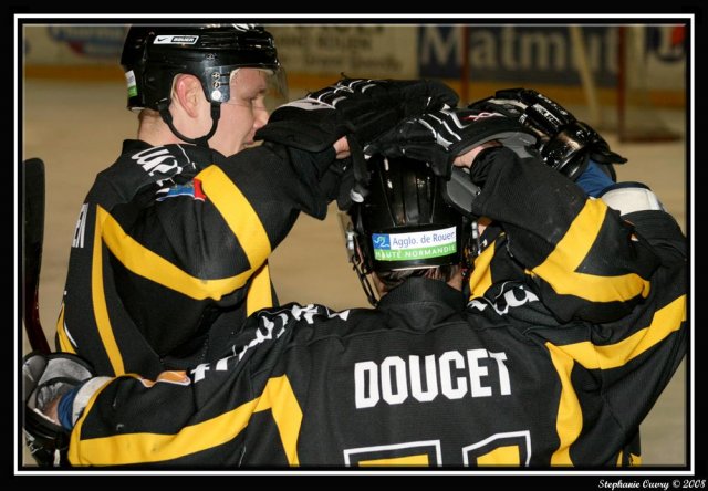 Photo hockey match Rouen - Dijon  le 08/03/2008