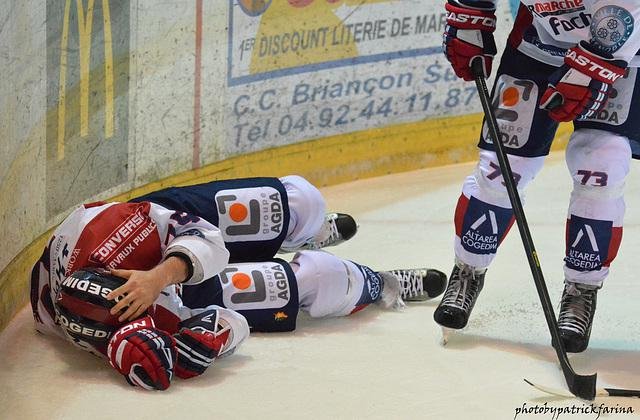 Photo hockey match Briançon  - Grenoble  le 15/10/2013