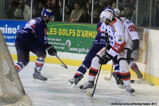 Photo hockey match Brest  - Briançon  le 19/10/2013