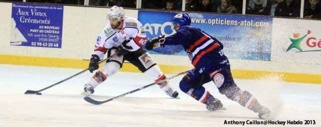 Photo hockey match Brest  - Briançon  le 19/10/2013