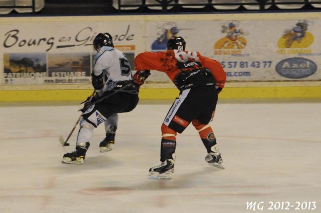 Photo hockey match Bordeaux - Tours  le 22/10/2013
