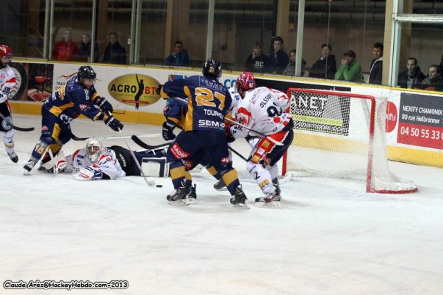 Photo hockey match Chamonix  - Lyon le 22/10/2013
