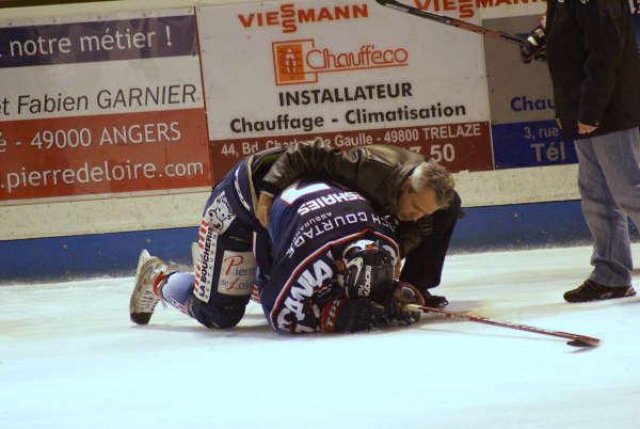 Photo hockey match Angers  - Epinal  le 29/11/2008