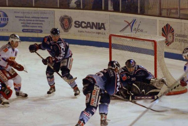 Photo hockey match Angers  - Epinal  le 29/11/2008