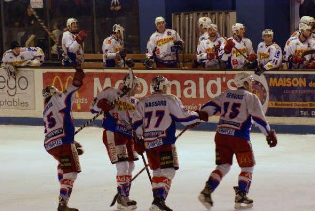 Photo hockey match Angers  - Epinal  le 29/11/2008