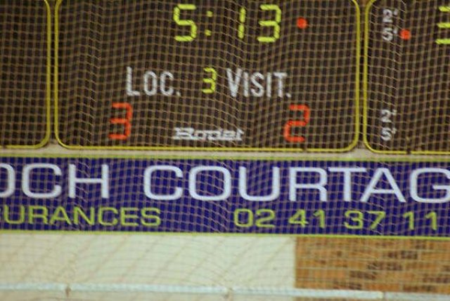 Photo hockey match Angers  - Epinal  le 29/11/2008
