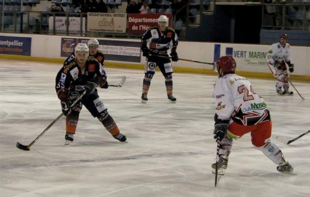 Photo hockey match Montpellier  - Amnéville le 29/11/2008