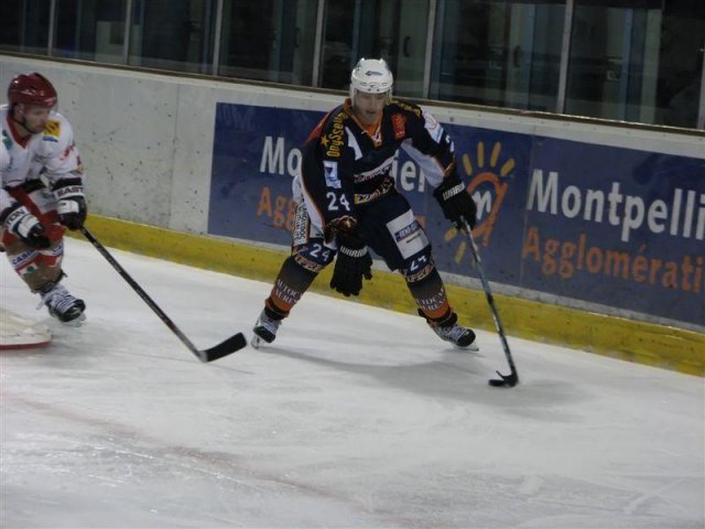 Photo hockey match Montpellier  - Amnéville le 29/11/2008